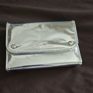 Marc Jacobs Metallic Silver Make-up Bag